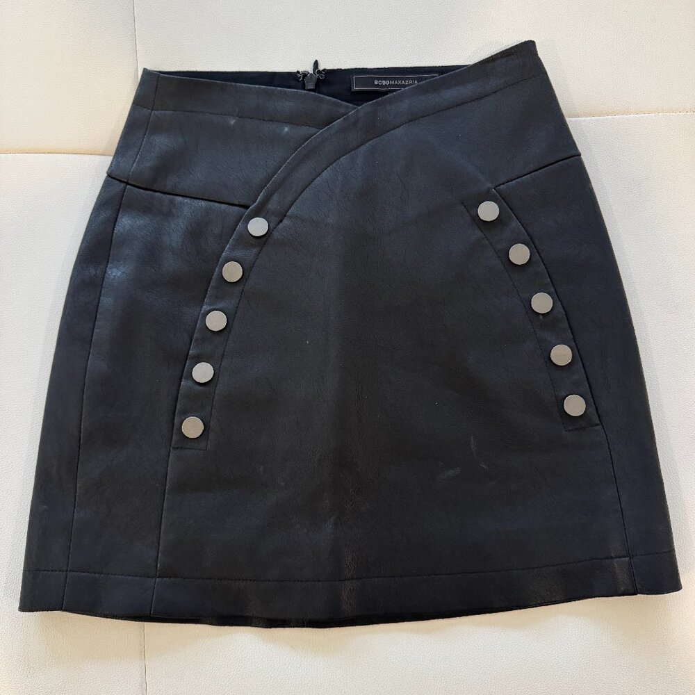 BCBG Leather Skirt